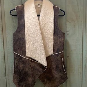 Faux suede vest from Jack